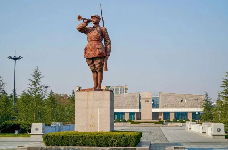 这是2023年12月3日拍摄的江苏盐城新四军纪念馆外景。新华社记者 李博 摄.png