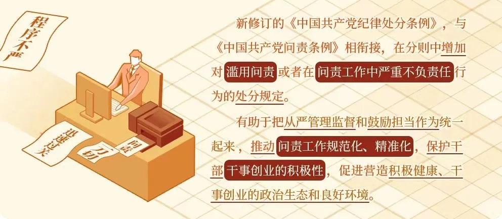 党纪学习教育丨对滥用问责或在问责工作中严重不负责任行为的处分规定.webp.jpg