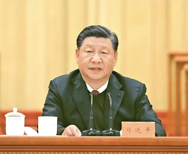 2021年12月14日,中国文学艺术界联合会第十一次全国代表大会、中国作家协会第十次全国代表大会在北京人民大会堂开幕。中共中央总书记、国家主席、中央军委主席习近平出席大会并发表重要讲话。.webp.png