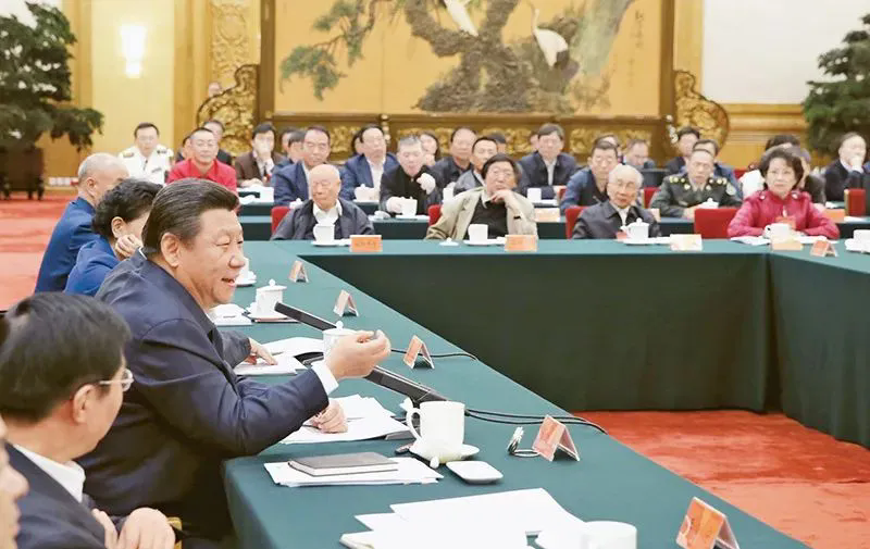 2014年10月15日,中共中央总书记、国家主席、中央军委主席习近平在北京主持召开文艺工作座谈会并发表重要讲话。.webp.png