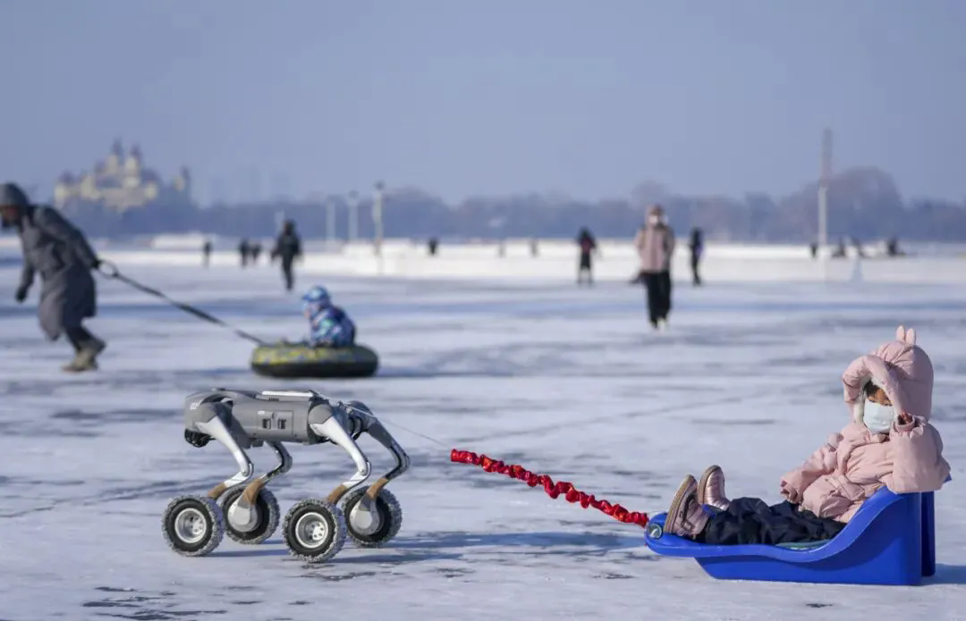 王建威《冰雪旅游新场景:机器狗拉爬犁》.webp.png